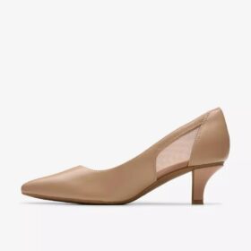 Escarpins Kepley Cora en cuir beige chaud pour femme