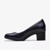 Escarpins Shaya Poppy en cuir bleu marine pour femme Escarpins Shaya Poppy en cuir bleu marine pour femme