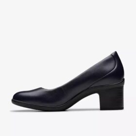 Escarpins Shaya Poppy en cuir bleu marine pour femme
