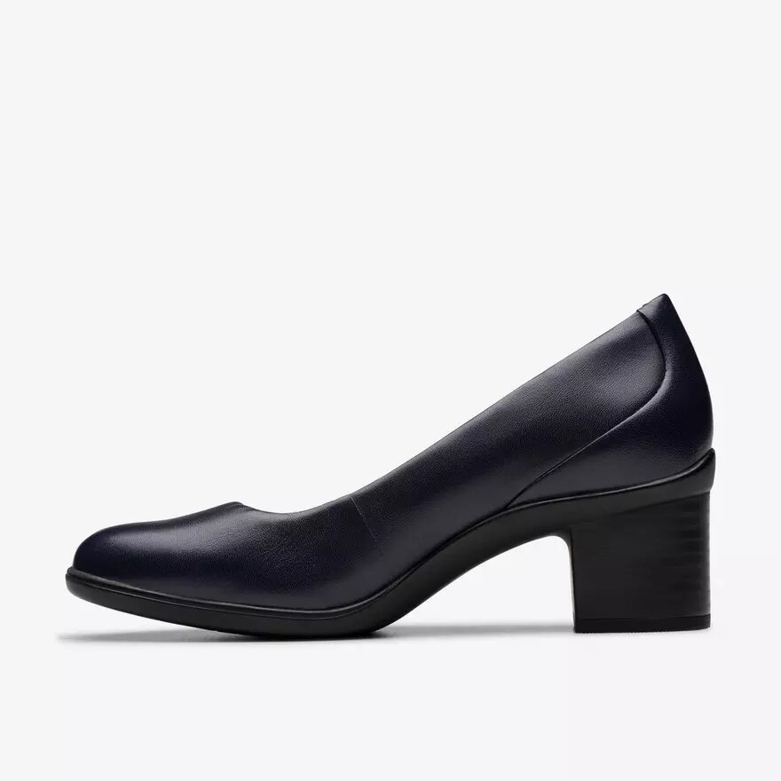 Escarpins Shaya Poppy en cuir bleu marine pour femme Escarpins Shaya Poppy en cuir bleu marine pour femme