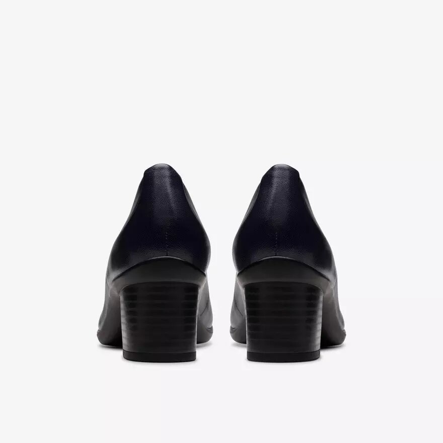 Escarpins Shaya Poppy en cuir bleu marine pour femme Escarpins Shaya Poppy en cuir bleu marine pour femme