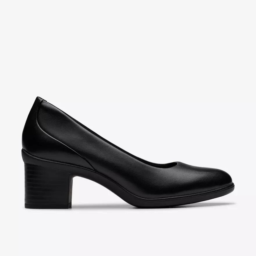 Escarpins Shaya Poppy en cuir noir pour femme Escarpins Shaya Poppy en cuir noir pour femme