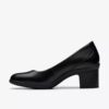 Escarpins Shaya Poppy en cuir noir pour femme Escarpins Shaya Poppy en cuir noir pour femme