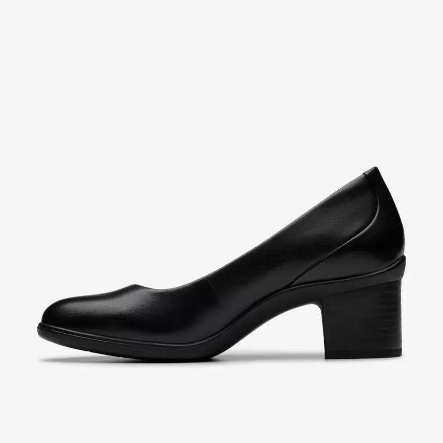 Escarpins Shaya Poppy en cuir noir pour femme Escarpins Shaya Poppy en cuir noir pour femme