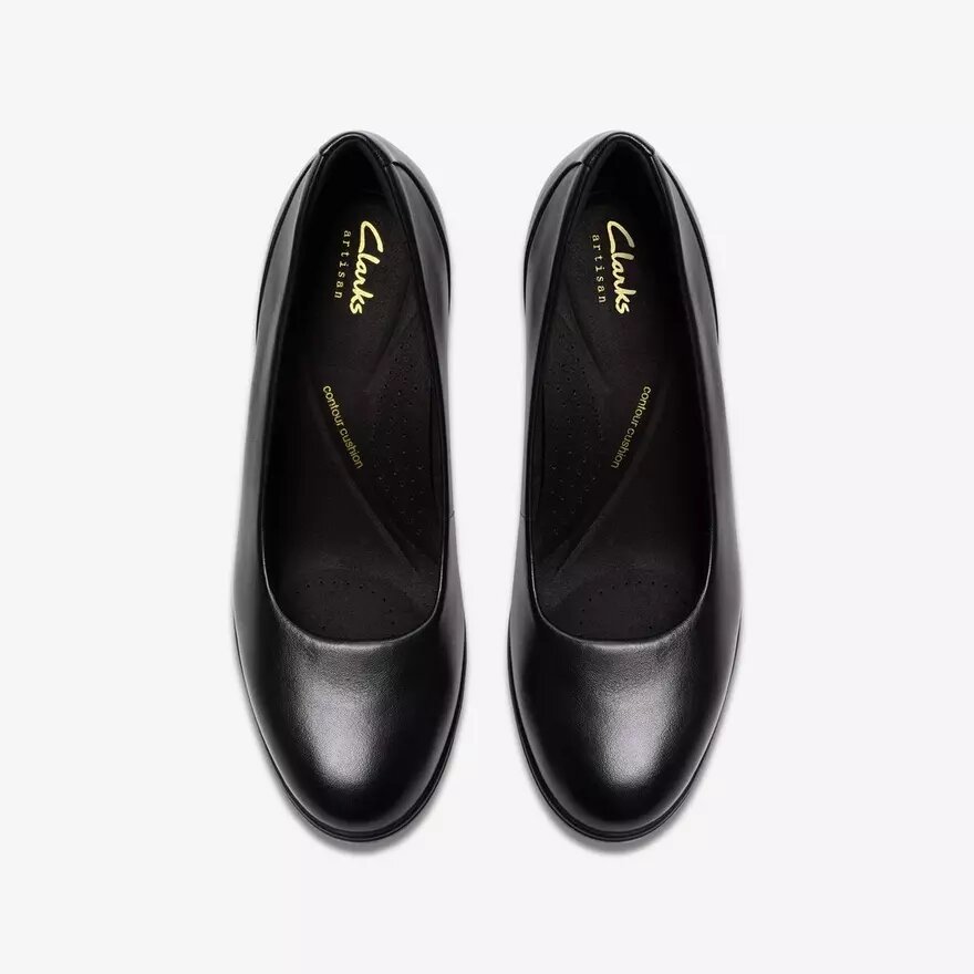 Escarpins Shaya Poppy en cuir noir pour femme Escarpins Shaya Poppy en cuir noir pour femme