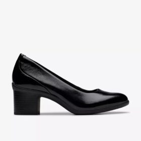 Escarpins Shaya Poppy en cuir verni noir pour femme