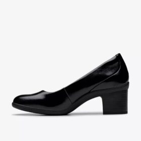Escarpins Shaya Poppy en cuir verni noir pour femme
