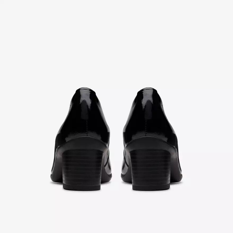 Escarpins Shaya Poppy en cuir verni noir pour femme Escarpins Shaya Poppy en cuir verni noir pour femme