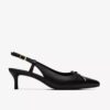 Escarpins Zarey Bow en cuir noir pour femme