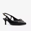 Escarpins Zarey Bow en cuir noir pour femme