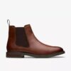 Jaxen Easy Chelsea boots in beige leather for men Jaxen Easy Chelsea boots in beige leather for men