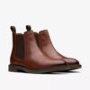 Jaxen Easy Chelsea boots in beige leather for men Jaxen Easy Chelsea boots in beige leather for men