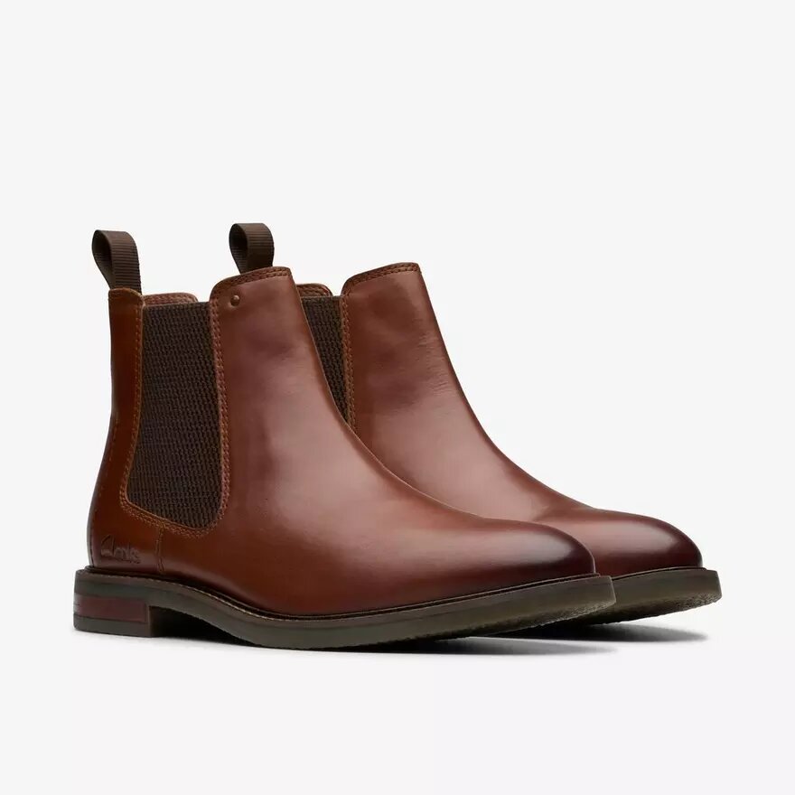 Jaxen Easy Chelsea boots in beige leather for men Jaxen Easy Chelsea boots in beige leather for men