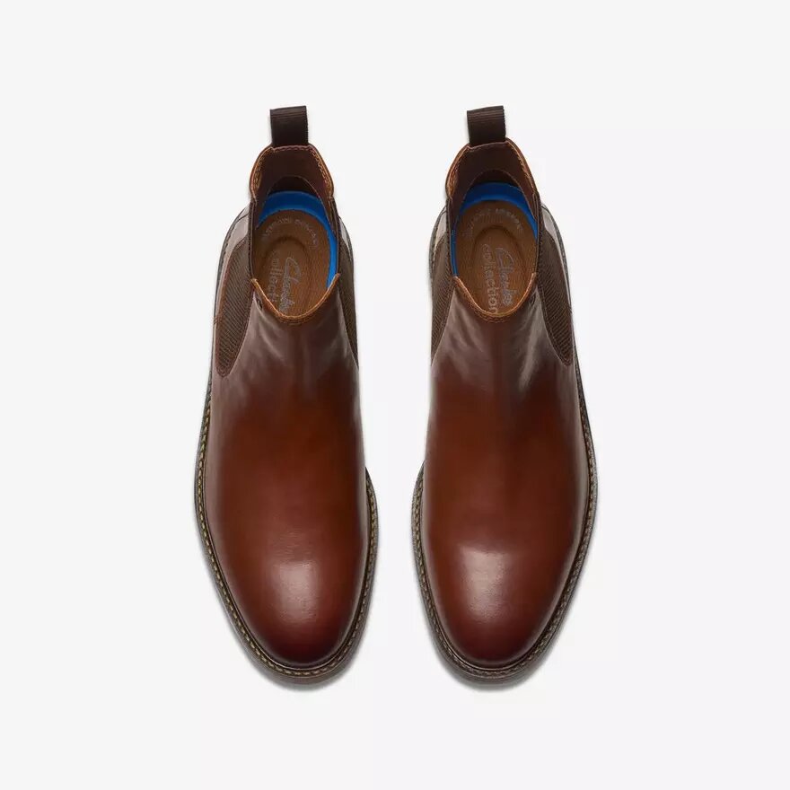 Jaxen Easy Chelsea boots in beige leather for men Jaxen Easy Chelsea boots in beige leather for men