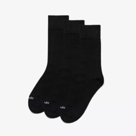 Lot de 3 paires de chaussettes courtes noires décontractées