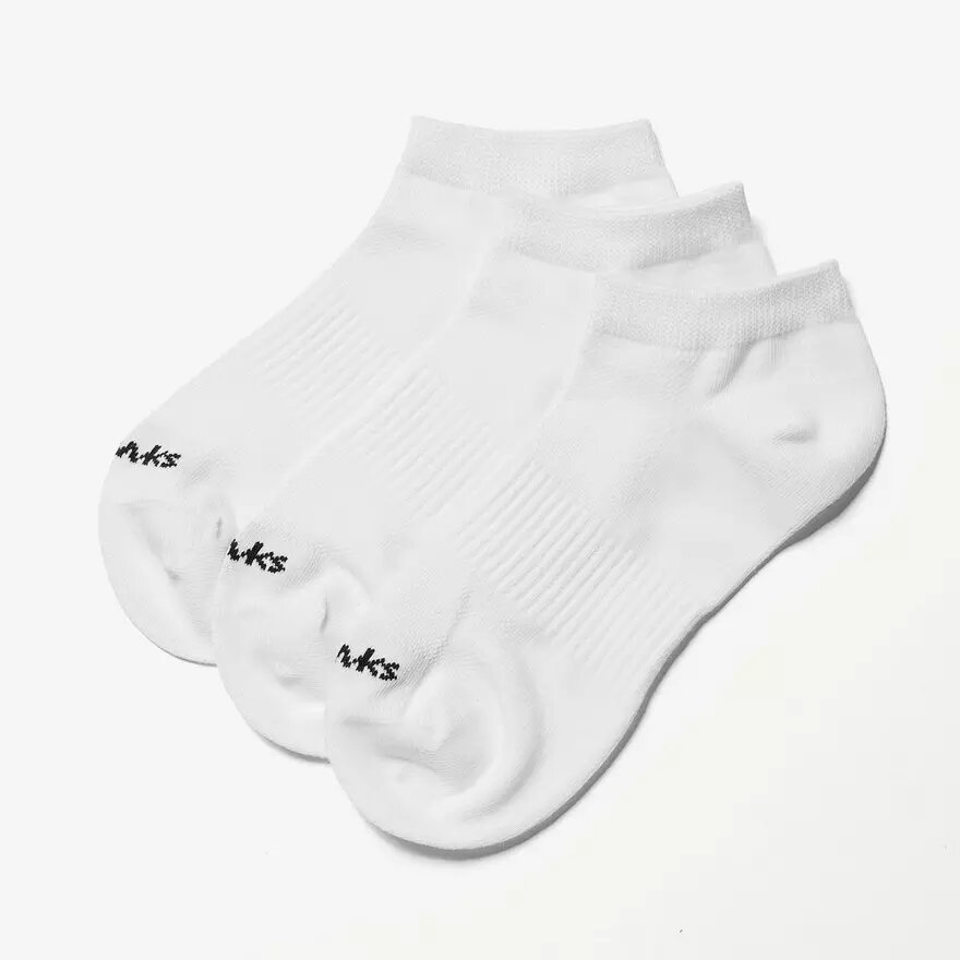 Lot de 3 paires de chaussettes de sport à la cheville, blanches Lot de 3 paires de chaussettes de sport à la cheville, blanches