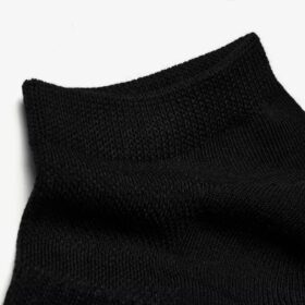 Lot de 3 paires de chaussettes de sport à la cheville, noires
