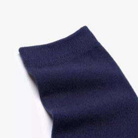 Lot de 3 paires de chaussettes mi-mollet bleu marine