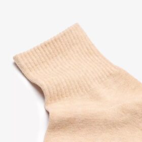 Lot de 3 paires de chaussettes mi-mollet. Chaussettes aux couleurs naturelles