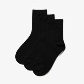 Lot de 3 paires de chaussettes noires