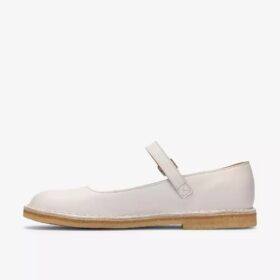 Mary Janes Desert Jane en cuir blanc pour femme Mary Janes Desert Jane en cuir blanc pour femme