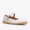 Mary Janes Desert Jane en cuir blanc pour femme Mary Janes Desert Jane en cuir blanc pour femme