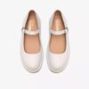Mary Janes Desert Jane en cuir blanc pour femme Mary Janes Desert Jane en cuir blanc pour femme
