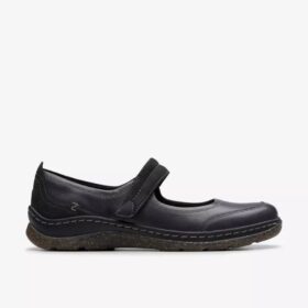 Mary Janes en cuir noir Orlene Jane pour femme