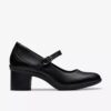Mary Janes en cuir noir Shaya Jane pour femme