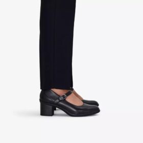 Mary Janes en cuir noir Shaya Jane pour femme