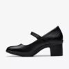 Mary Janes en cuir noir Shaya Jane pour femme