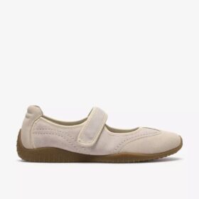Mary Janes Meridor Jane en daim blanc cassé pour femme