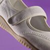 Mary Janes Meridor Jane en daim blanc cassé pour femme