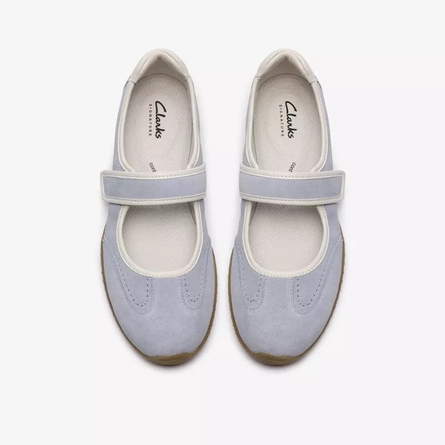 Mary Janes Meridor Jane en daim bleu clair pour femme Mary Janes Meridor Jane en daim bleu clair pour femme