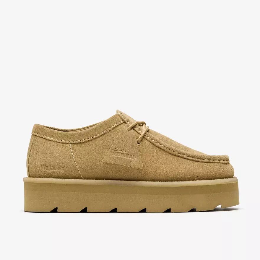 Meare Walla pour femme. Wallabees en daim érable Meare Walla pour femme. Wallabees en daim érable