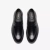 Mocassins Aldwin Step en cuir noir pour homme Mocassins Aldwin Step en cuir noir pour homme