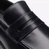 Mocassins Aldwin Step en cuir noir pour homme Mocassins Aldwin Step en cuir noir pour homme