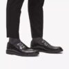 Mocassins Aldwin Step en cuir noir pour homme Mocassins Aldwin Step en cuir noir pour homme