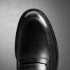 Mocassins Aldwin Step en cuir noir pour homme Mocassins Aldwin Step en cuir noir pour homme