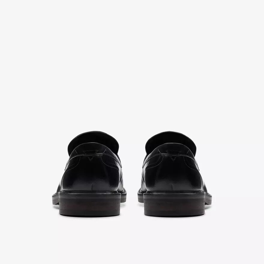 Mocassins Aldwin Step en cuir noir pour homme Mocassins Aldwin Step en cuir noir pour homme