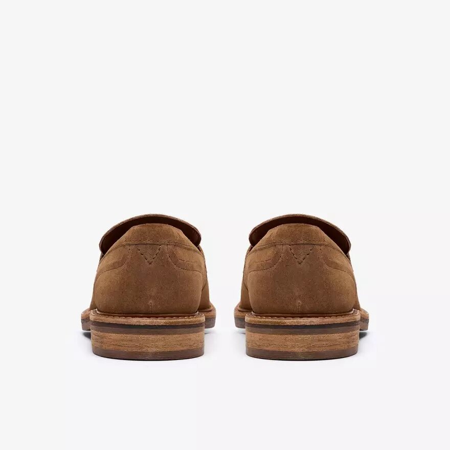 Mocassins Aldwin Step en daim beige pour homme Mocassins Aldwin Step en daim beige pour homme