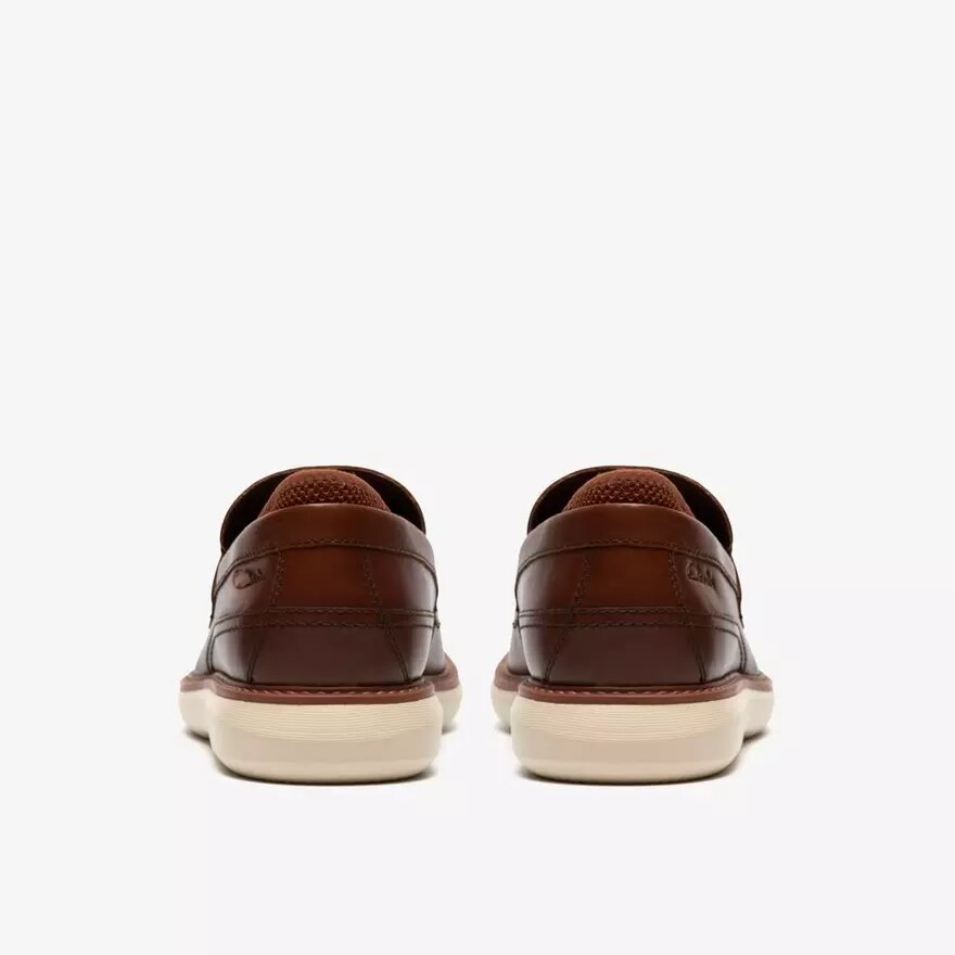 Mocassins Brantin pour homme en cuir beige Mocassins Brantin pour homme en cuir beige
