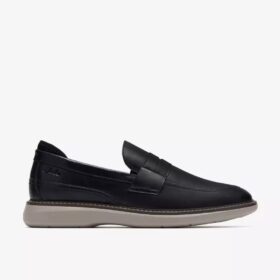 Mocassins Brantin pour homme en cuir noir Mocassins Brantin pour homme en cuir noir
