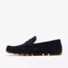 Mocassins Corsley Bar en daim bleu marine pour homme Mocassins Corsley Bar en daim bleu marine pour homme