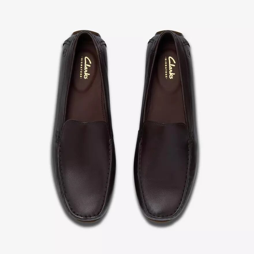 Mocassins Corsley Plain en cuir marron foncé pour homme Mocassins Corsley Plain en cuir marron foncé pour homme