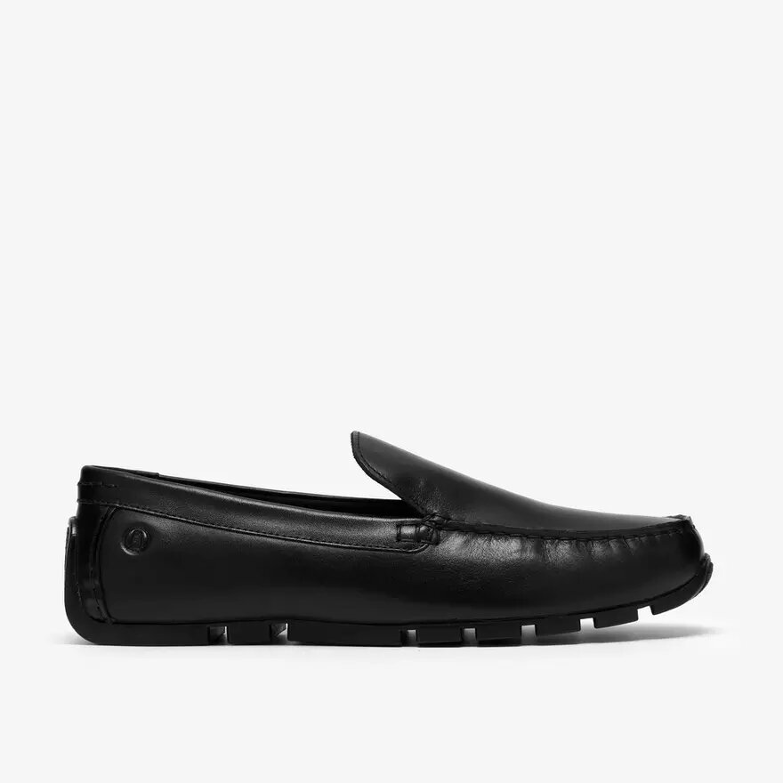 Mocassins Corsley Plain en cuir noir pour homme Mocassins Corsley Plain en cuir noir pour homme