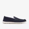 Mocassins d’été pour homme Flexway Step en daim bleu marine, à enfiler en chaussures à enfiler Mocassins d’été pour homme Flexway Step en daim bleu marine, à enfiler en chaussures à enfiler