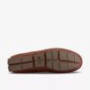 Mocassins de conduite Markman Plain pour homme en cuir beige foncé Mocassins de conduite Markman Plain pour homme en cuir beige foncé