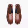 Mocassins de conduite Markman Plain pour homme en cuir beige foncé Mocassins de conduite Markman Plain pour homme en cuir beige foncé