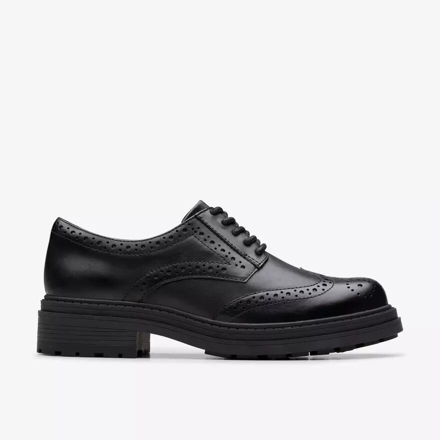 Mocassins Derby Orinoco3 pour femme en cuir noir Mocassins Derby Orinoco3 pour femme en cuir noir